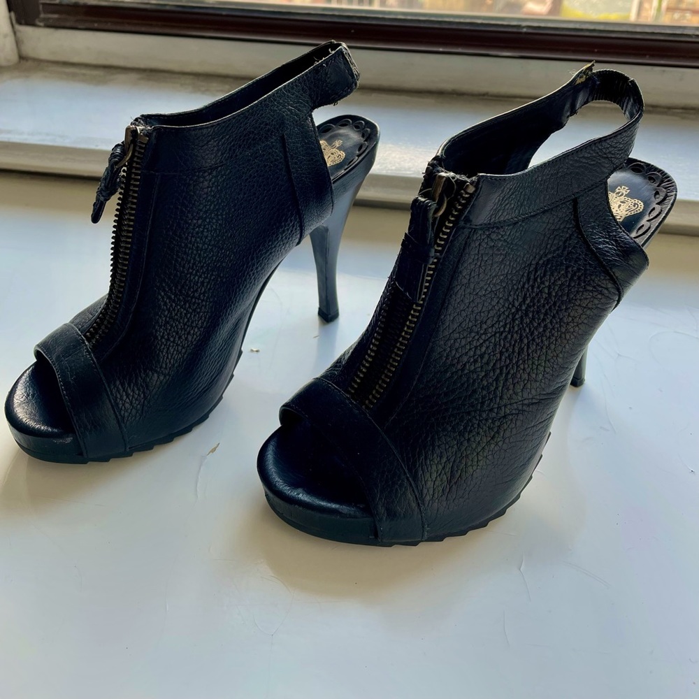 Juicy Couture Zip Up Heels
